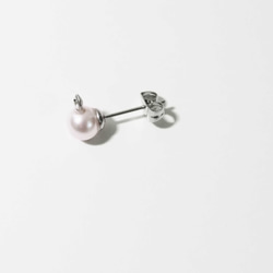 Swarovski Crystal Pearl Stainless Steel Earrings 4枚目の画像