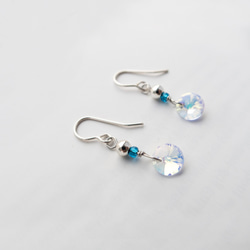 Winter Blue | Handmade 925 Silver Earrings 3枚目の画像