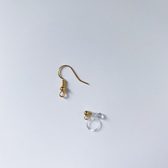 牡丹花瓣 | 粉 | 14K包金 垂墜式耳環 第5張的照片