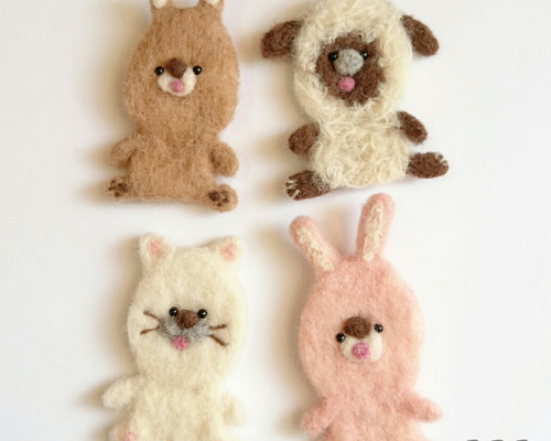 羊毛フェルト　ハンドメイド　かずぽっち まがおさんシリーズ！ コアラさん🐨が仲間入りしましたー