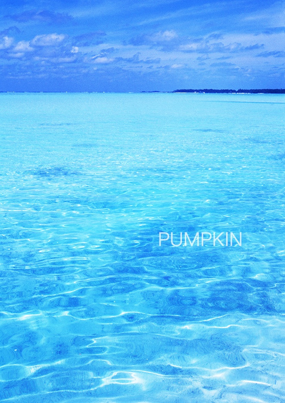 モルディブの渚-09 PH-A4-0174 モルディブ 水中 碧い海 海