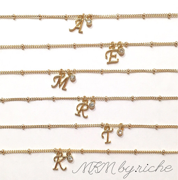 initial anklet 1枚目の画像