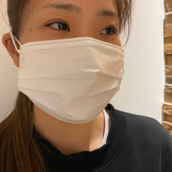 不織布マスク推奨対応インナーマスク　口元ゆったりマスク　日本製シルクサテン16匁使用 8枚目の画像
