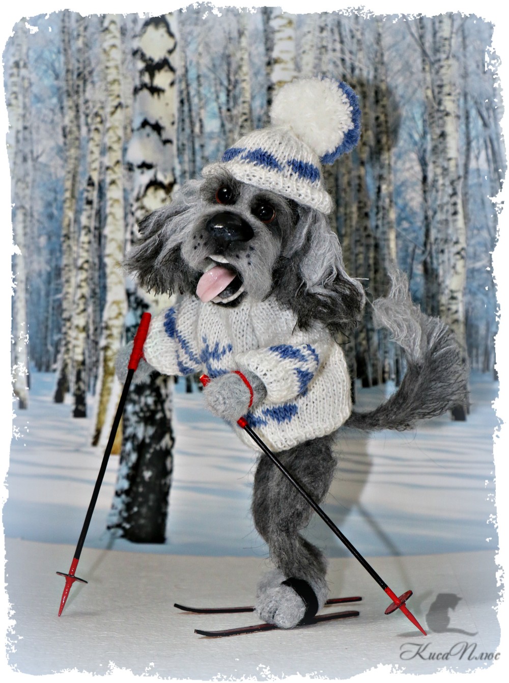 ★送料無料★あみぐるみで犬