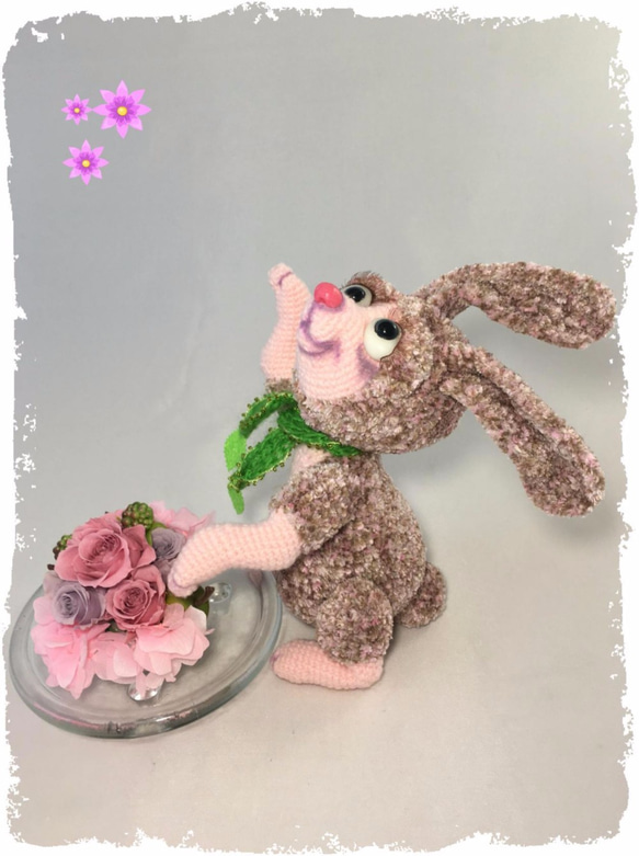 春爛漫　うさぎちゃんのお茶会飾り　 spring桜姫飾り2点 春爛漫！可愛さ満開！！ おぱんちゅうさぎと花づくしの1カ月半