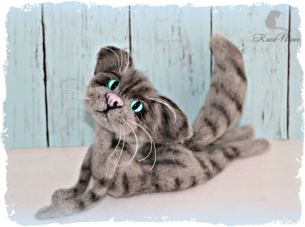 ★送料無料★あみぐるみオシャレなネコ-2