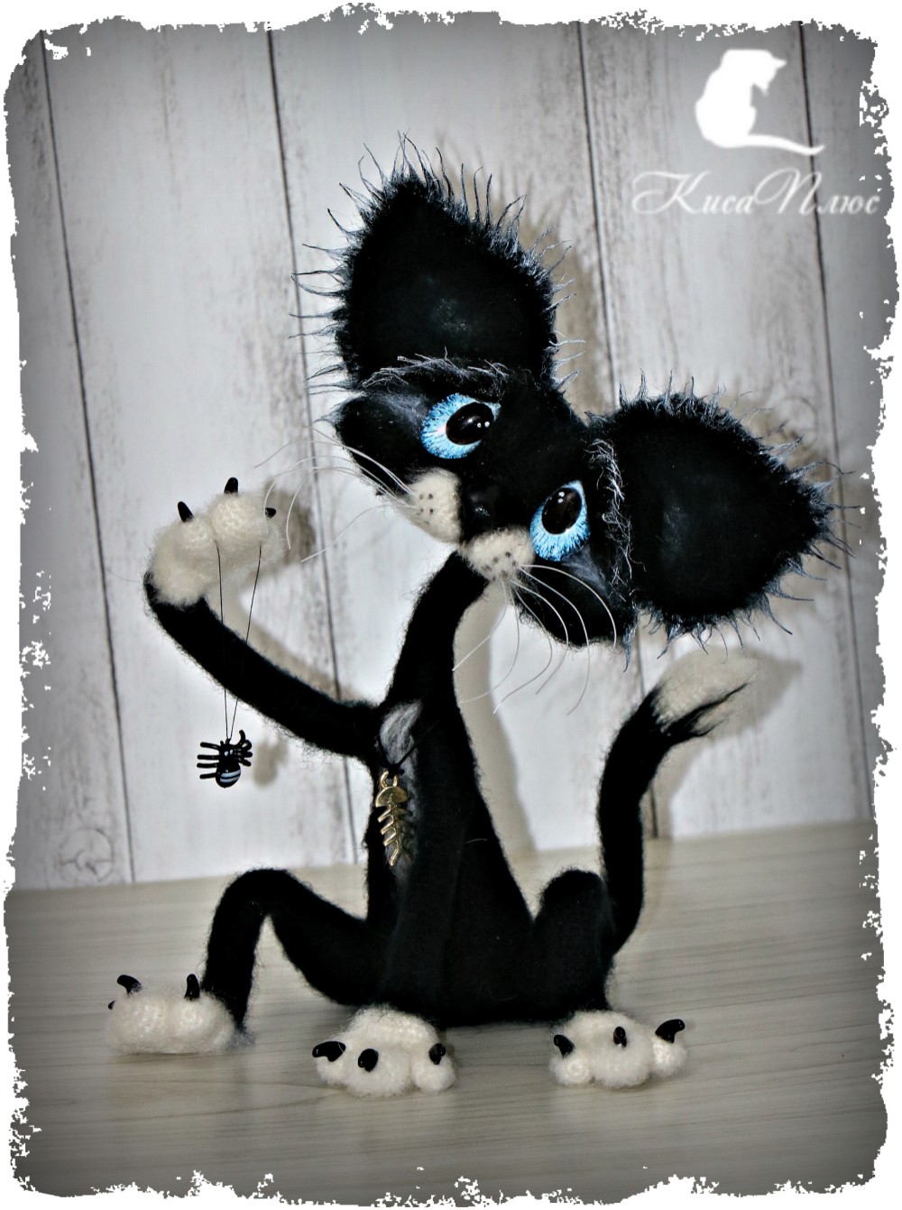 ☆送料無料☆あみぐるみババヤガの飼い猫