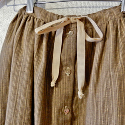 ラメリネンティアードスカート 3枚目の画像