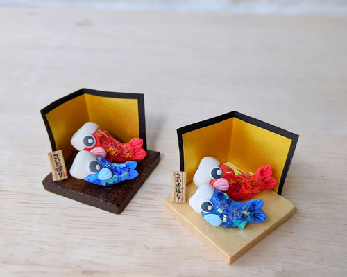 こいのぼり 置物 粘土人形 1_b93244caea9c6a0c1f3e386c8c5b