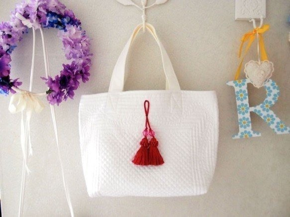 再販  ヴァケーション♡カジュアル white bag 1枚目の画像