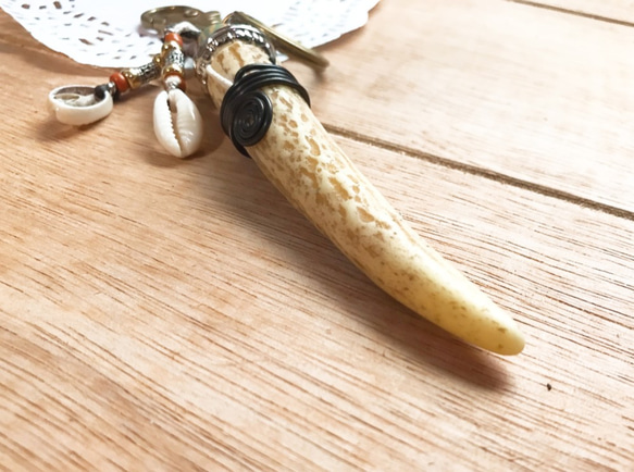 Tough Guy!! Sambar Antler Keyholder■鐵漢小水鹿角鑰匙圈 第2張的照片