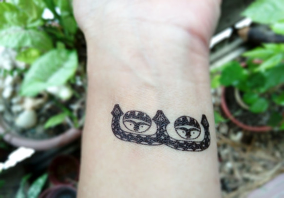 Taiwanese Totem Sticker 原味台灣 意象圖騰紋身貼紙｜手繪系 第3張的照片