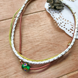 ｜DIY包｜Misty Glazebead Bracelet*迷霧琉璃珠手鍊(草原系) 第7張的照片