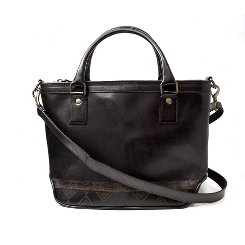 INDIEee インディ アンティークスムースレザー ミニトートバッグ