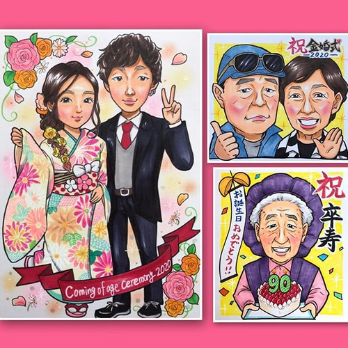 オーダー似顔絵いかがですか？ イラスト 似顔絵ONIY 通販｜Creema 
