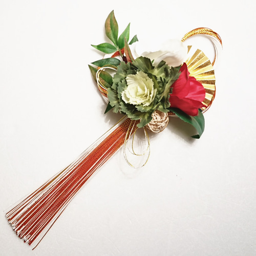 水引リース しめ縄 フラワーアレンジメント 正月飾り しめ縄・しめ飾り