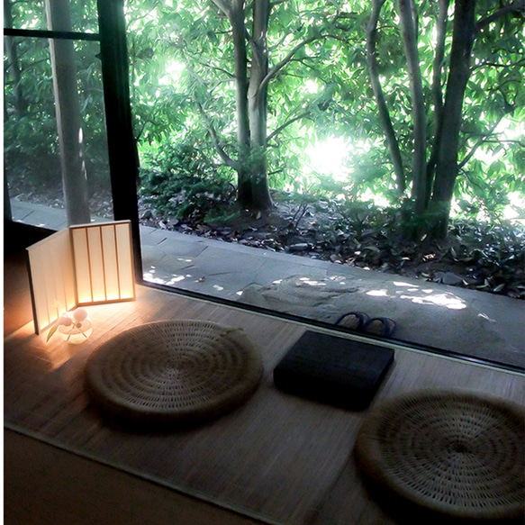 ビョウブ型　テーブルライト『HIKARI BYOUB：Calmたて』 10枚目の画像