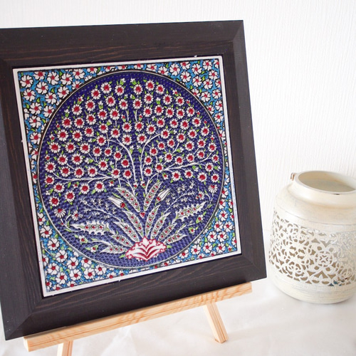 トルコ タイル Kutahya 陶器 キュタフヤ Hand Painting 楽天市場】トルコ陶器 手書きタイルのパネルタイル15枚