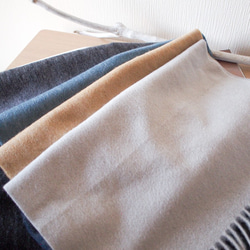 【特集掲載・メンズにオススメ】ウール・グラデーションマフラー・シーウォール 4枚目の画像