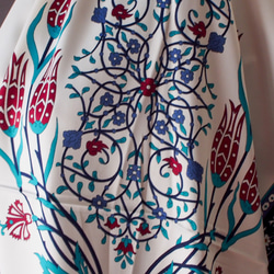 特別価格・オリエンタルストール・トルコ・レーヨン・ラーレNB 4枚目の画像