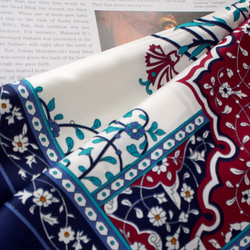 特別価格・オリエンタルストール・トルコ・レーヨン・ラーレNB 5枚目の画像