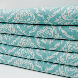 【特集掲載】トルコ・タオル・ペシュテマル・アラベスク・ミントグリーン・再販 2枚目の画像