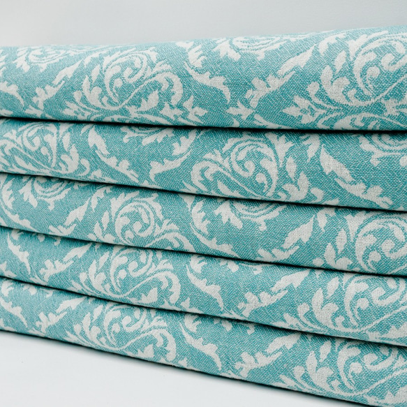 【特集掲載】トルコ・タオル・ペシュテマル・アラベスク・ミントグリーン・再販 2枚目の画像