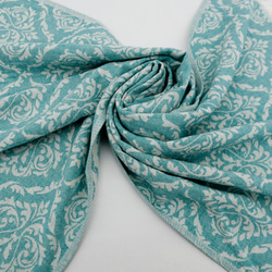 【特集掲載】トルコ・タオル・ペシュテマル・アラベスク・ミントグリーン・再販 3枚目の画像