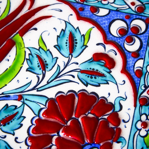 トルコ タイル Kutahya 陶器 キュタフヤ Hand Painting トルコ タイル Kutahya 陶器 キュタフヤ Hand Painting