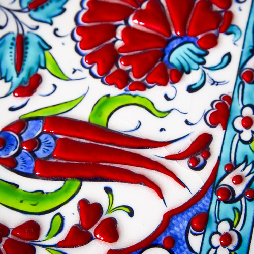 トルコ タイル Kutahya 陶器 キュタフヤ Hand Painting 楽天市場】【15%OFFクーポン対象品】トルコ陶器 手書きタイルの