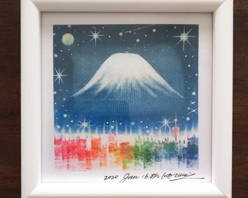 湿原の5月　パステル画 湿原の5月　パステル画
