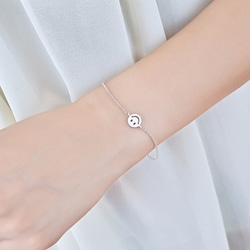 925純銀笑臉手鏈 sterling silver smiling bracelet 第3張的照片