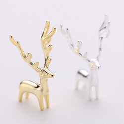 colorido 925純銀立體麋鹿項鍊 (銀色款)Sterling silver moose necklace 第1張的照片