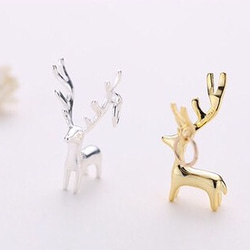 colorido 925純銀立體麋鹿項鍊 (銀色款)Sterling silver moose necklace 第2張的照片