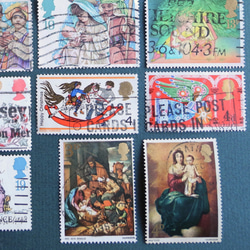 【送料無料】使用済みクリスマス切手20枚（消印） 2枚目の画像