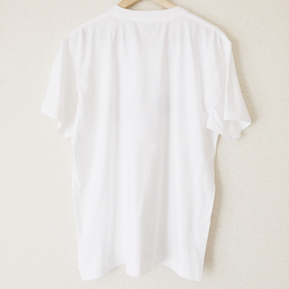 【オリジナルイラストTシャツ】虹色オルカ  L 3枚目の画像