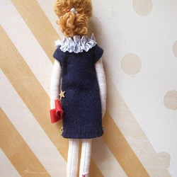 Doll　charm　-ピエロ襟の女の子チャーム 4枚目の画像