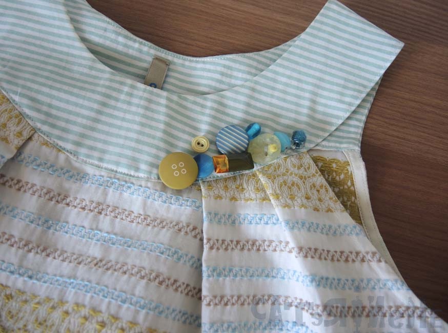 【受注生産・送料無料】イタリア人作家のキレイなコットンワンピース