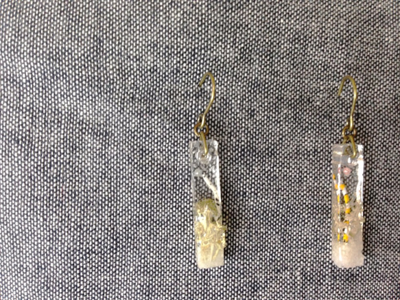 南の海のちんあなご＆にしきあなご 短冊ピアス ピアス（フック