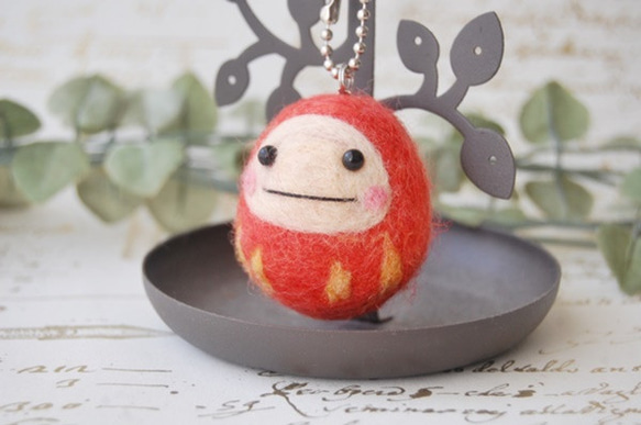mdmpa様オーダー品　だるまお守り Yuccaさまオーダー品】受験のお守り「だるまちゃん」 鑰匙扣環