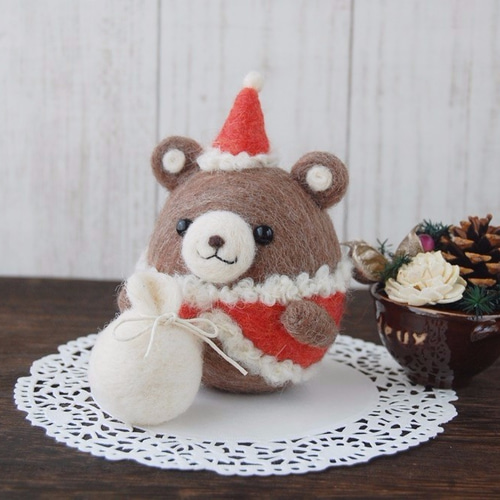 yukie3さまオーダー品】【Creema限定】クリスマスツリー＆くまちゃん