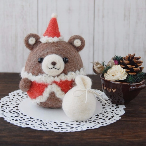 yukie3さまオーダー品】【Creema限定】クリスマスツリー＆くまちゃん