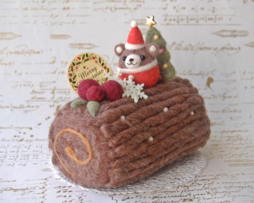 にこ様　オーダー品　羊毛フェルトのクリスマスケーキ8点　ブッシュドノエル3点 にこ様 オーダー品 羊毛フェルトのクリスマスケーキ8点 ブッシュド