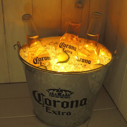 ♻️様ご依頼　ハイネケン照明1本　コロナ照明2本 コロナオリジナルバケツ イルミネーションセット 輝度