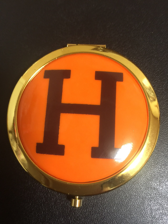 エルメス HERMES PARIS コンパクトミラー アンティーク ビンテージ エルメス HERMES PARIS コンパクトミラー アンティーク ビンテージ