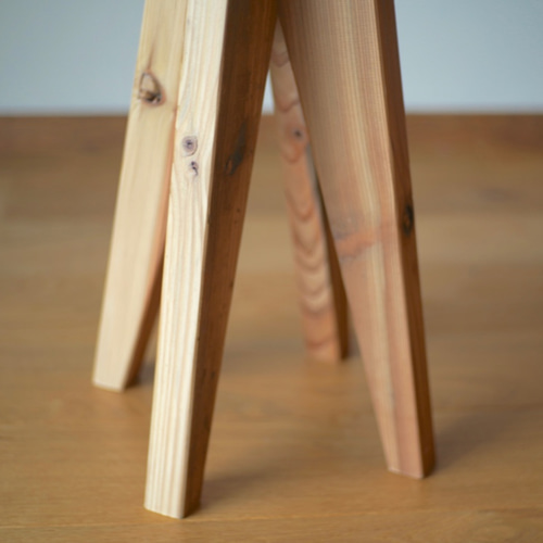【送料無料】古材を使って製作したウッドスツールです。 STAGE PLANK 古材ウッドスツール 椅子（チェアー）・スツール