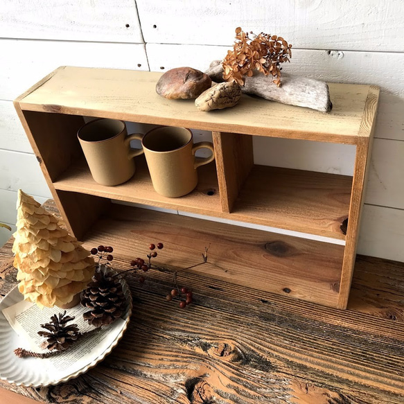 Natural Wood Shelf   ナチュラルウッドシェルフ(IV) 1枚目の画像