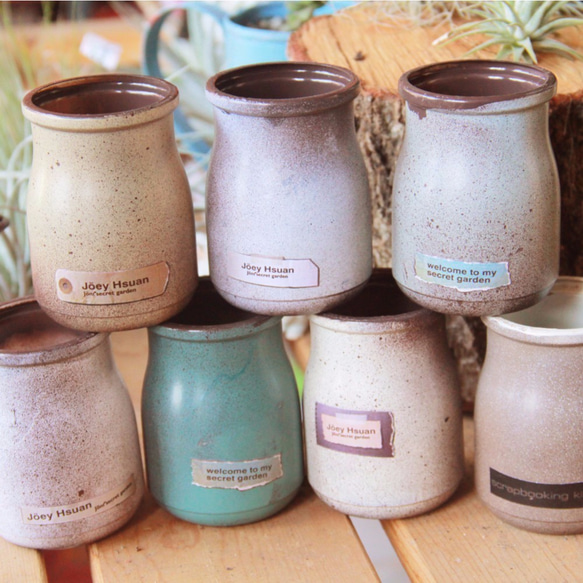 鄉村仿舊風 多肉 牛奶瓶 Rustic & vintage milk bottles ( with Succulents 第5張的照片