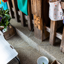 【お賽銭箱】屋根付きワイドタイプ（寺社模様）ステンレス製　引き出し鍵付き　盗難防止対策　お寺　神社 16枚目の画像