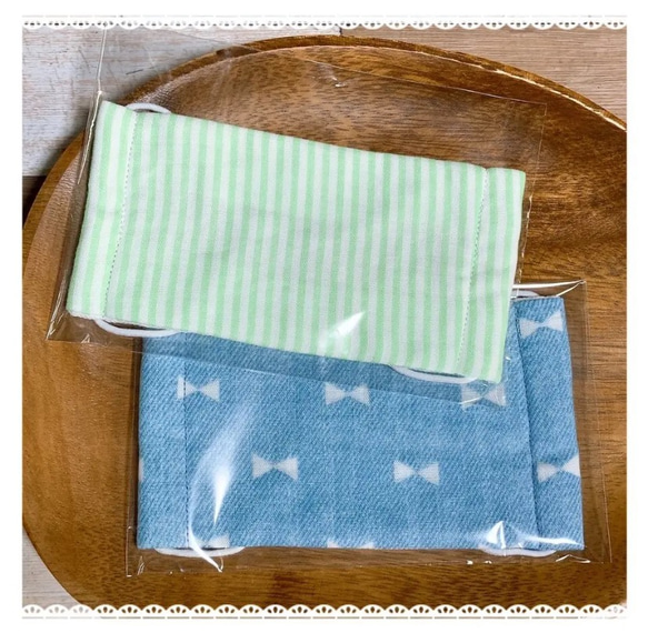 平面マスク 2枚セット キッズサイズ 1枚目の画像
